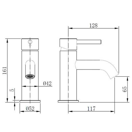 Astini Redondo Chrome Eco Round Basin Mixer Tap & Waste