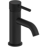 Astini Redondo Matte Black Eco Round Basin Mixer Tap & Waste