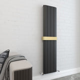 Astini Taupo Brushed Brass Rail Bar