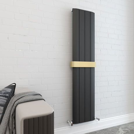 Astini Taupo Brushed Brass Rail Bar