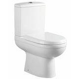 Astini Plumb Essentials Close Coupled Toilet Pan, Cistern & Soft Close Seat