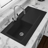 Astini Desire 100 1.0 Bowl Ceramic Kitchen Sink & Waste with Matt Finish