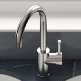 Astini Industrial 3in1 Boiling Hot Water Kitchen Tap & Tank with Brushed Brass Finish