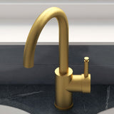 Astini Industrial 3in1 Boiling Hot Water Kitchen Tap & Tank with Brushed Brass Finish