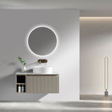 Astini Flauto 800mm Wall Hung Vanity Unit W/ Side Storage & RH Counter Top