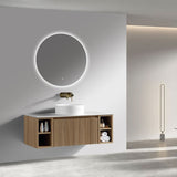 Astini Flauto 1000mm Wall Hung 2 Side Storage Vanity Unit With Counter Top