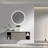 Astini Flauto 1000mm Wall Hung 2 Side Storage Vanity Unit With Counter Top