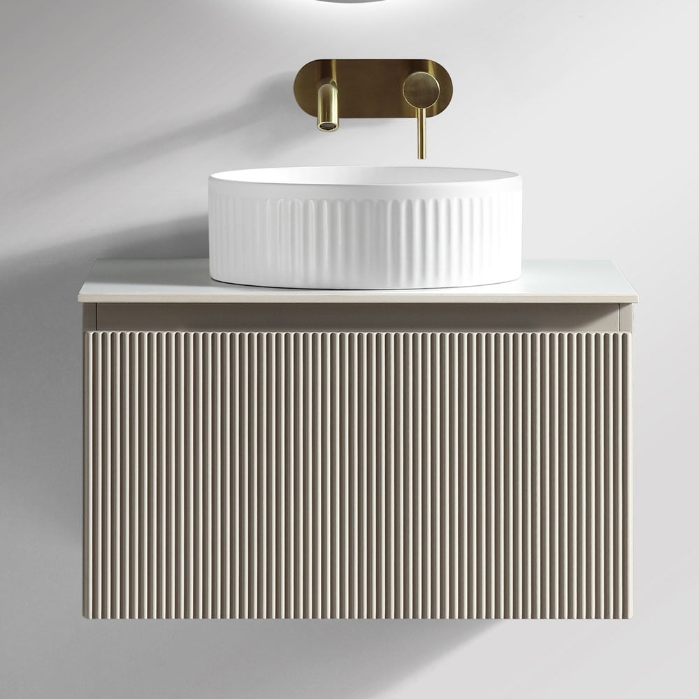 Astini Flauto 600mm Wall Hung Vanity Unit With Counter Top