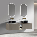 Astini Flauto 1400mm Wall Hung Double Vanity W/ Storage Box & Counter Top