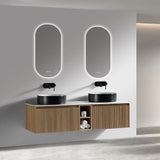 Astini Flauto 1400mm Wall Hung Double Vanity W/ Storage Box & Counter Top