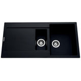 Astini Quadro 1.5 Bowl Granite Kitchen Sink & Cosmo 5E Tap Set