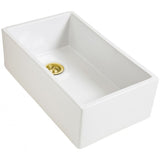 Astini Belgrave 760 1.0 Bowl White Ceramic Kitchen Sink with Waste Options