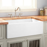 Astini Belgrave 760 1.0 Bowl White Ceramic Kitchen Sink with Waste Options
