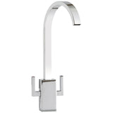 Astini Metropolitan Chrome Twin Lever Kitchen Sink Mixer Tap HK49