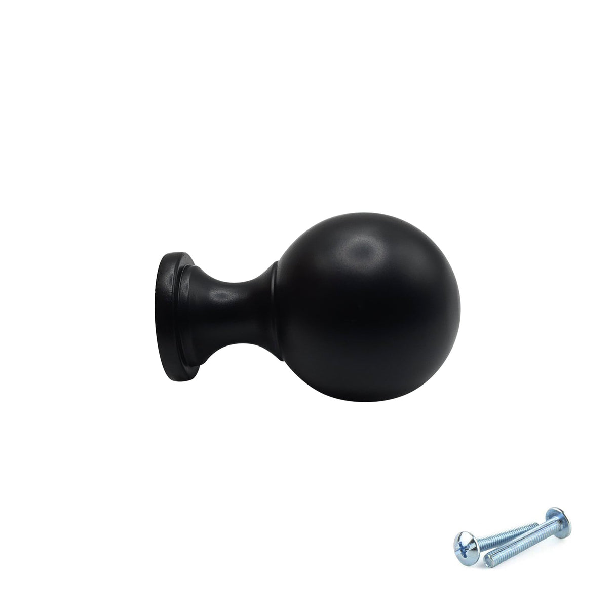 M4TEC Black Round Knob Handle – VG9 Series (25mm Cabinet, Drawer & Cupboard Knob)