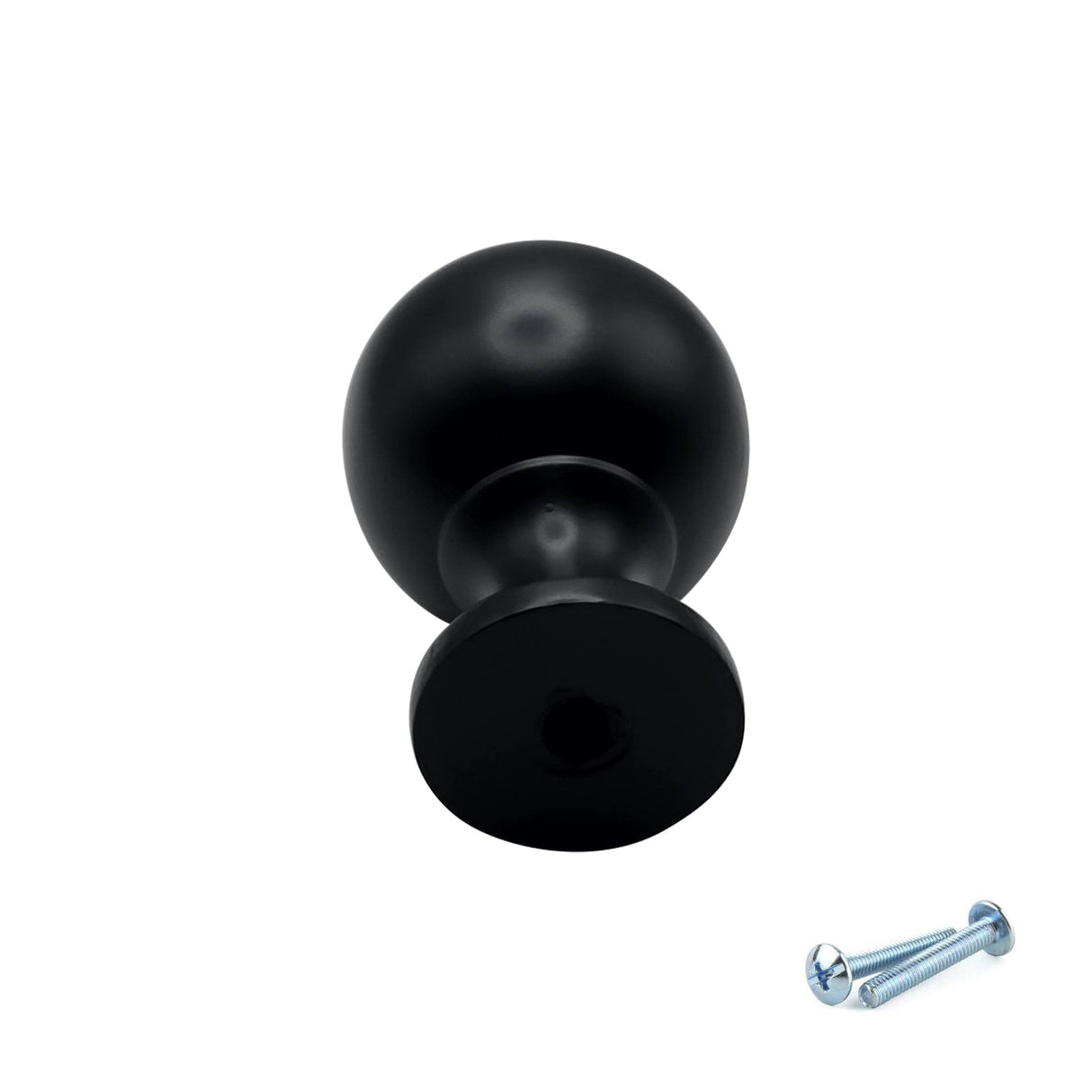 M4TEC Black Round Knob Handle – VG9 Series (25mm Cabinet, Drawer & Cupboard Knob)