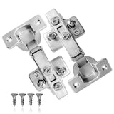 20 PACK 110 Degree Full Overlay Soft Close Kitchen Cabinet Door Hinges Adjustable Inc Backplates