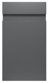 Larissa Handle Less Dust Grey Matt J Pull- Replacement Kitchen Doors (980mm High)