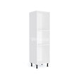 400mm Kitchen Larder Cabinet  White (1970mmH + Legs)