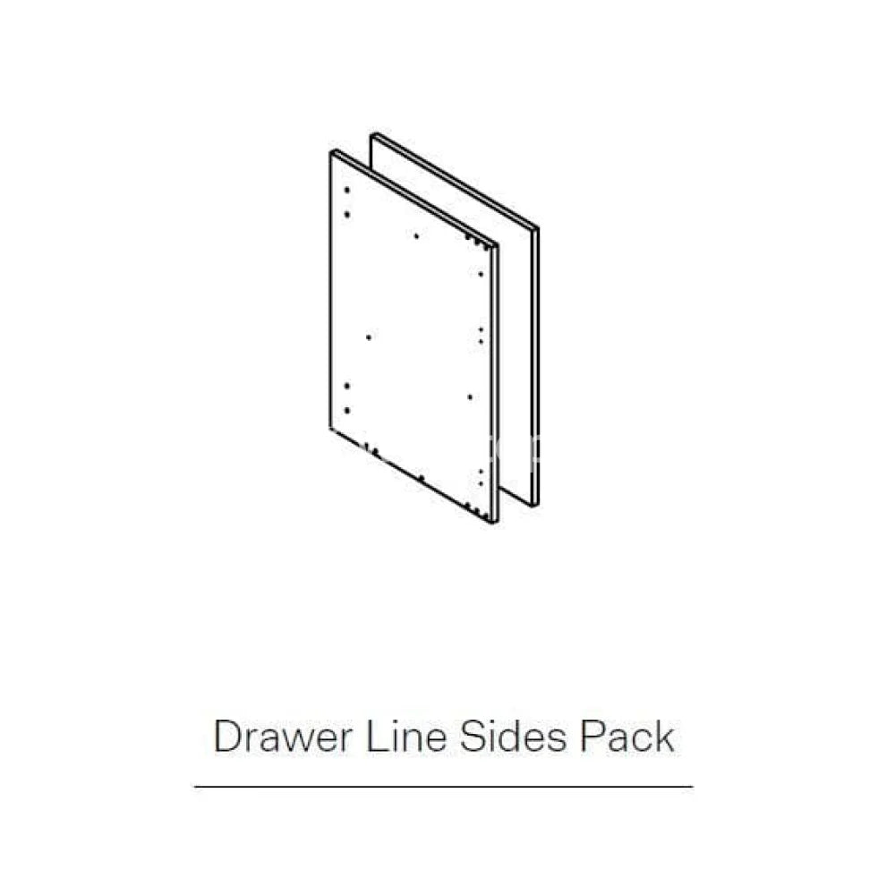 500mm Kitchen Drawer Cabinet  White