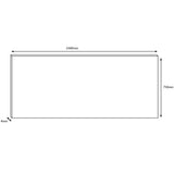 Wilsonart Alloy Glacier White/ Neptune Blue (Double Sided) Aluminium Feature Kitchen Splashback