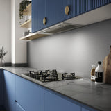 Wilsonart Alloy Brushed Steel/ Brushed Titanium (Double Sided) Aluminium Feature Kitchen Splashback