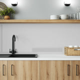 Wilsonart Alloy Glacier White/ Neptune Blue (Double Sided) Aluminium Feature Kitchen Splashback
