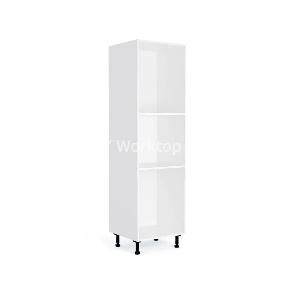 600mm Kitchen Larder Cabinet  White (1970mmH + Legs)