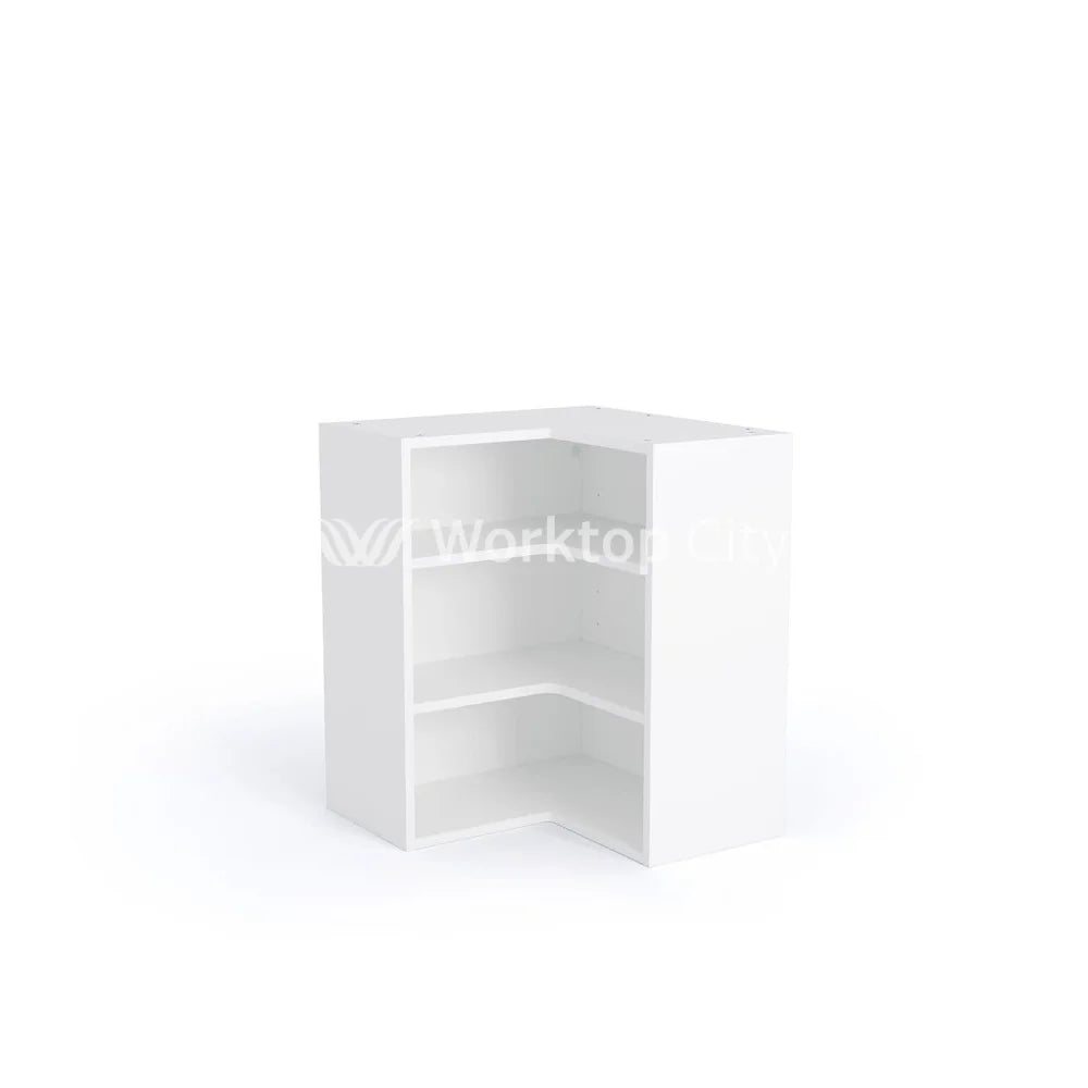 600mmx600mm L Shaped Kitchen Corner Wall Cabinet  White