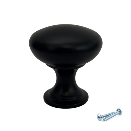 M4TEC Knob Handle Black Doors, Drawers or Cupboards VH4 Series