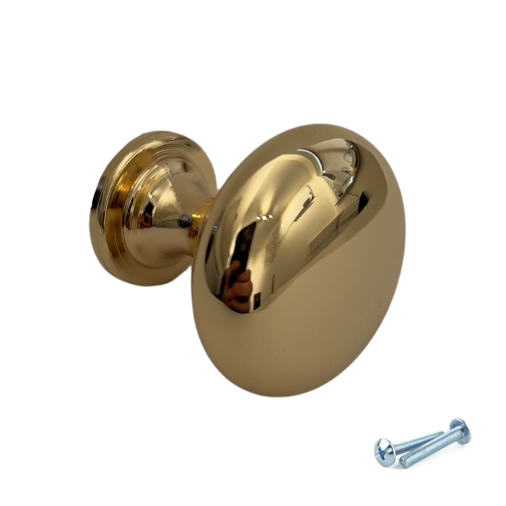 M4TEC Knob Handle Karat Gold Doors, Drawers or Cupboards VH4 Series
