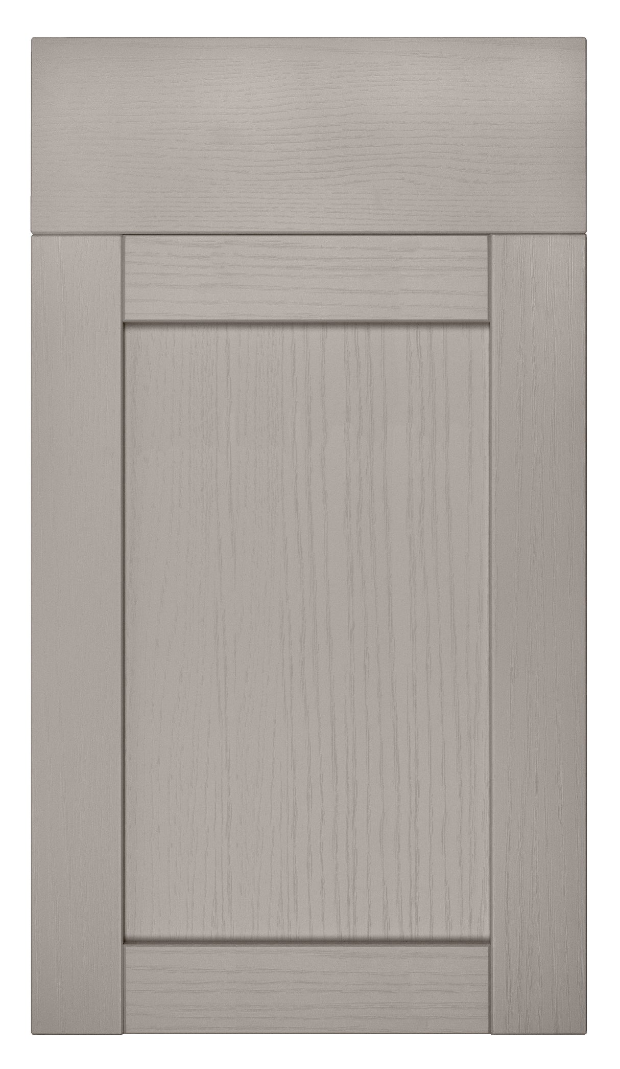 Balmoral Wood Grain 'Skinny' Shaker Cashmere Ash- Replacement Kitchen Door/Drawer Front (355mm High)
