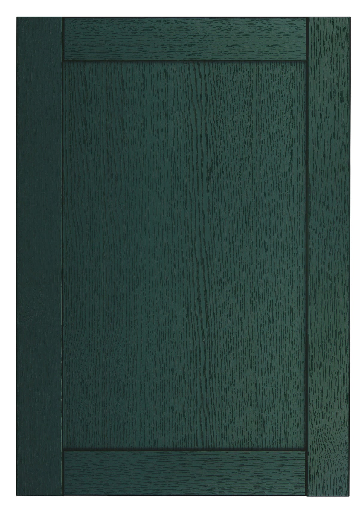 Balmoral Wood Grain 'Skinny' Shaker Fir Green Ash- Replacement Kitchen Drawer Front (175mm High)