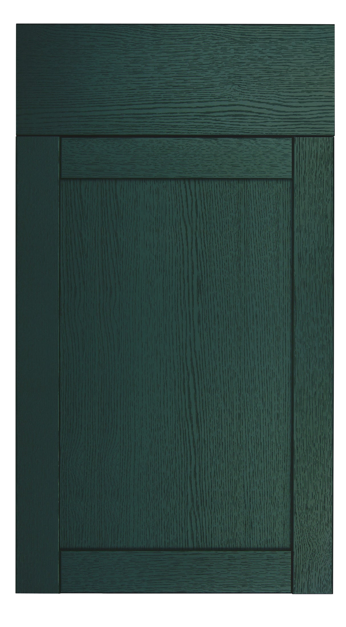 Balmoral Wood Grain 'Skinny' Shaker Fir Green Ash- Replacement Kitchen Drawer Front (175mm High)