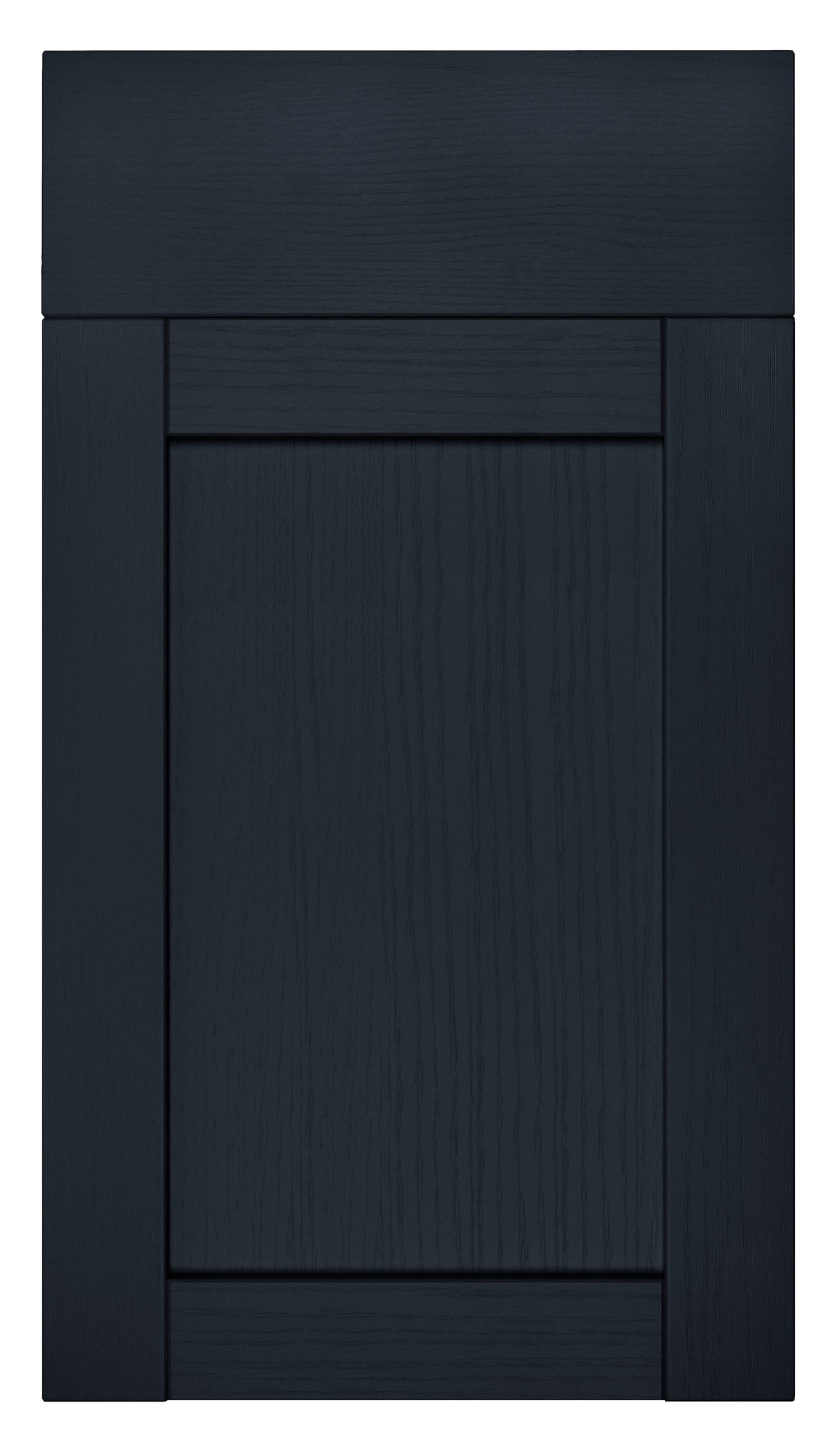 Balmoral Wood Grain 'Skinny' Shaker Indigo Ash- Replacement Kitchen Door/Drawer Front (283mm High)