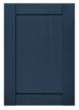 Balmoral Wood Grain 'Skinny' Shaker Navy Blue Ash- Replacement Kitchen Drawer Front (140mm High)