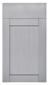 Balmoral Wood Grain 'Skinny' Shaker Dove Grey Ash- Replacement Kitchen Drawer Fronts/Oven Filler Panel (110mm High)
