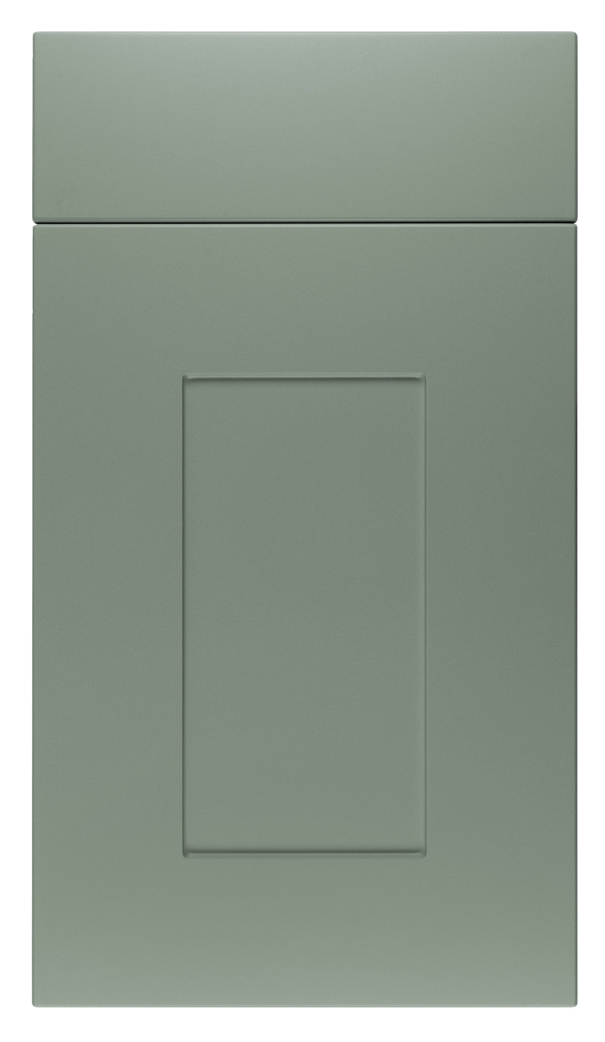 Boston Supermatt Shaker Reed green- Replacement Kitchen Drawer Fronts/Oven Filler Panel (110mm High)