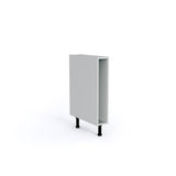 150mm Flat Pack Kitchen Base Cabinet Unit Light Grey