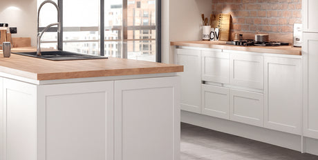 Berkeley Supermatt Shaker Porcelain- Replacement Kitchen Door/Drawer Front (283mm High)