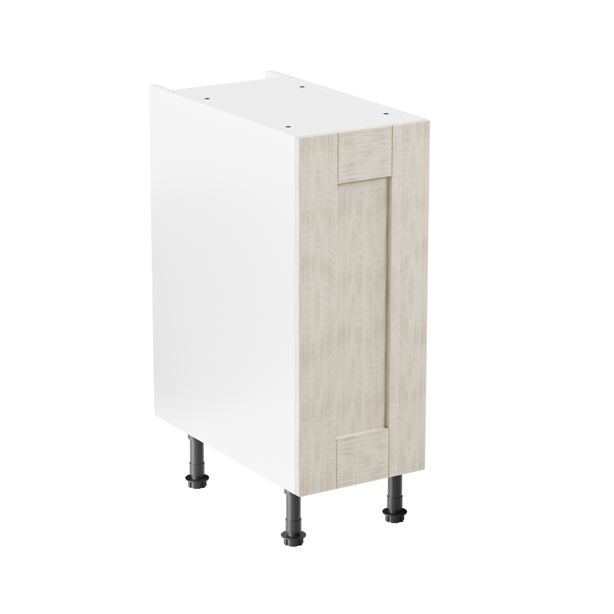 Buckingham Cashmere Ash Shaker 300mm Kitchen Base Unit Complete