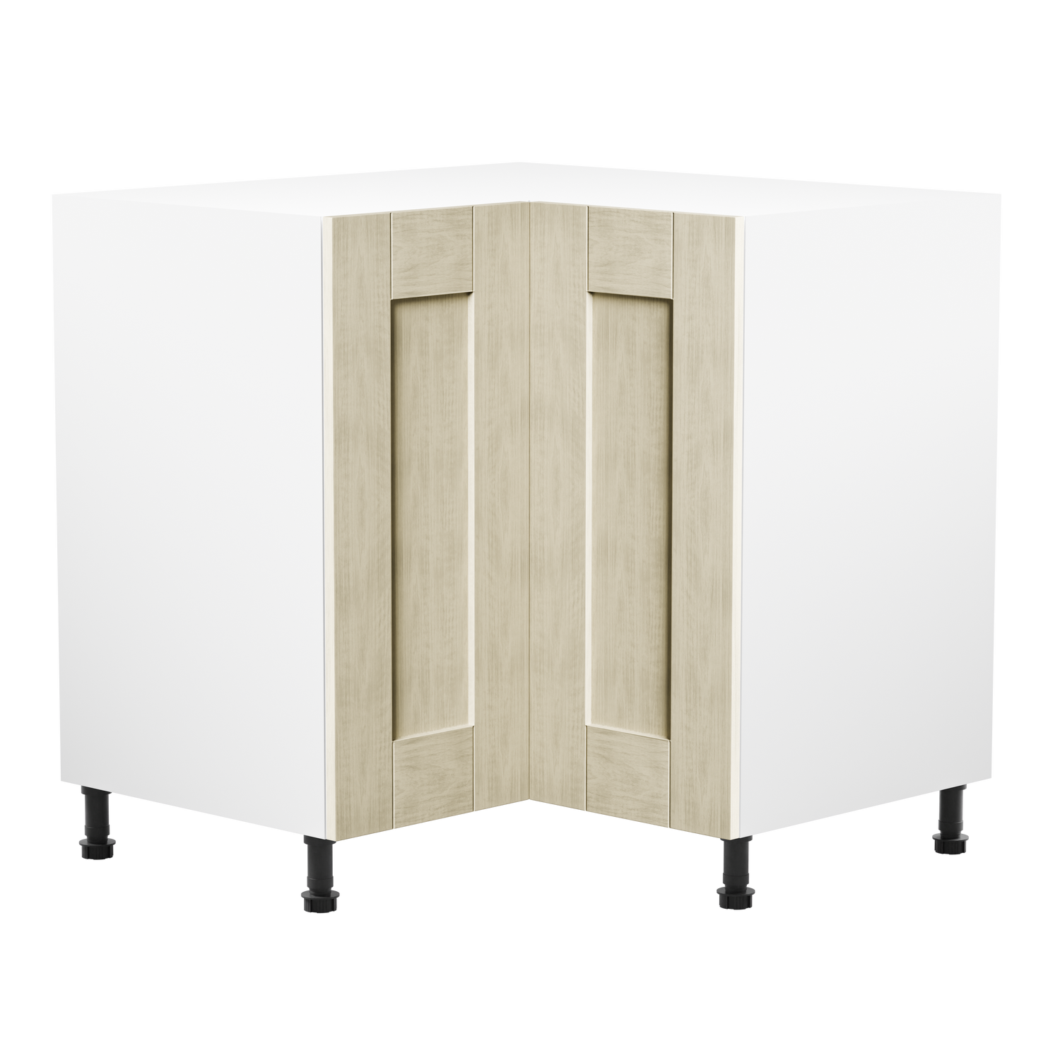 Buckingham Dakar Ash Shaker 900mm L Shaped Corner Kitchen Base Unit
