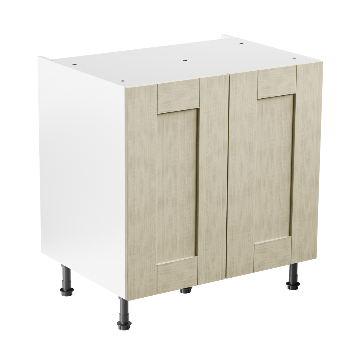 Buckingham Dakar Ash Shaker 1000mm Kitchen Base Unit Complete
