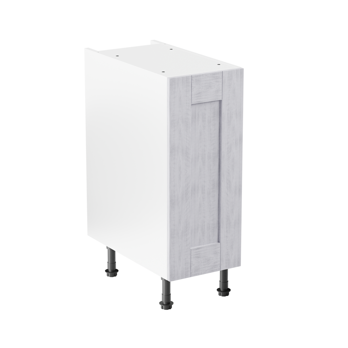 Buckingham Dove Grey Ash Shaker 300mm Kitchen Base Unit Complete