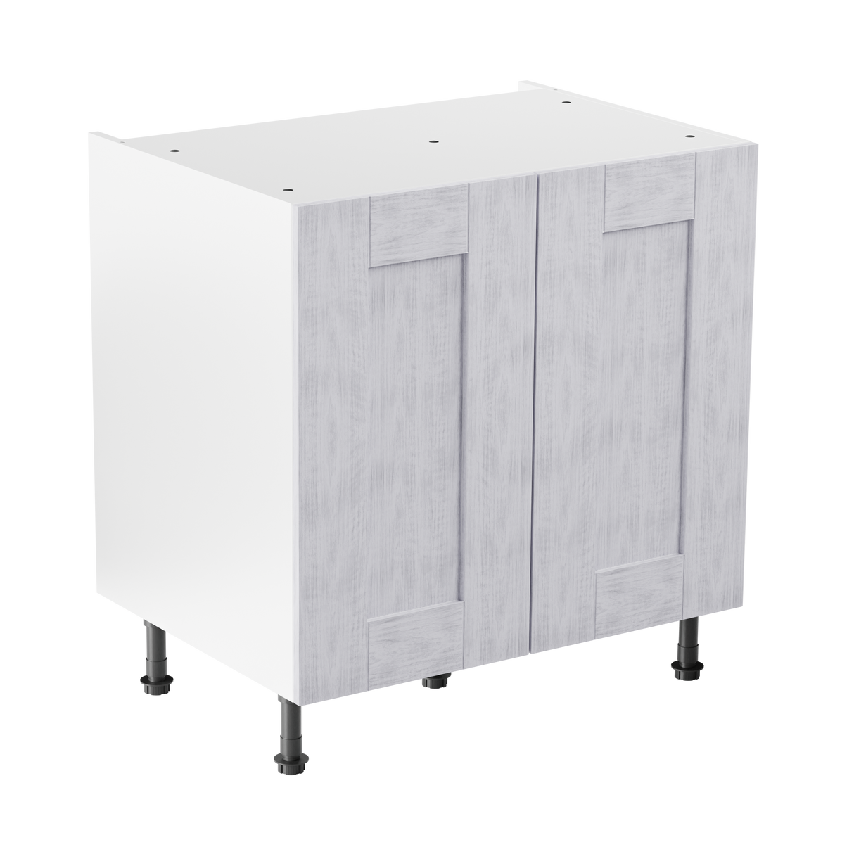 Buckingham Dove Grey Ash Shaker 700mm Kitchen Base Unit Complete