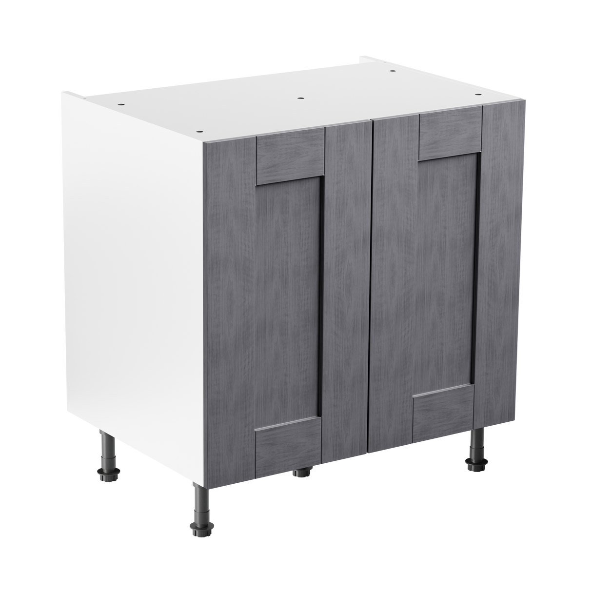 Buckingham Dust Grey Ash Shaker 1000mm Kitchen Base Unit Complete