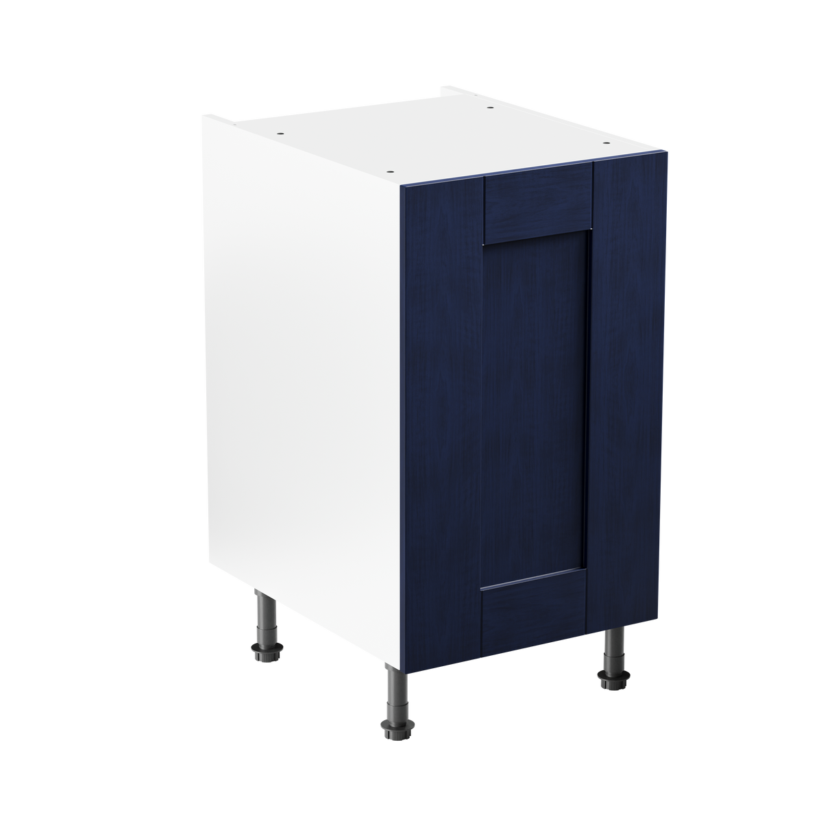 Buckingham Indigo Ash Shaker 500mm Kitchen Base Unit Complete