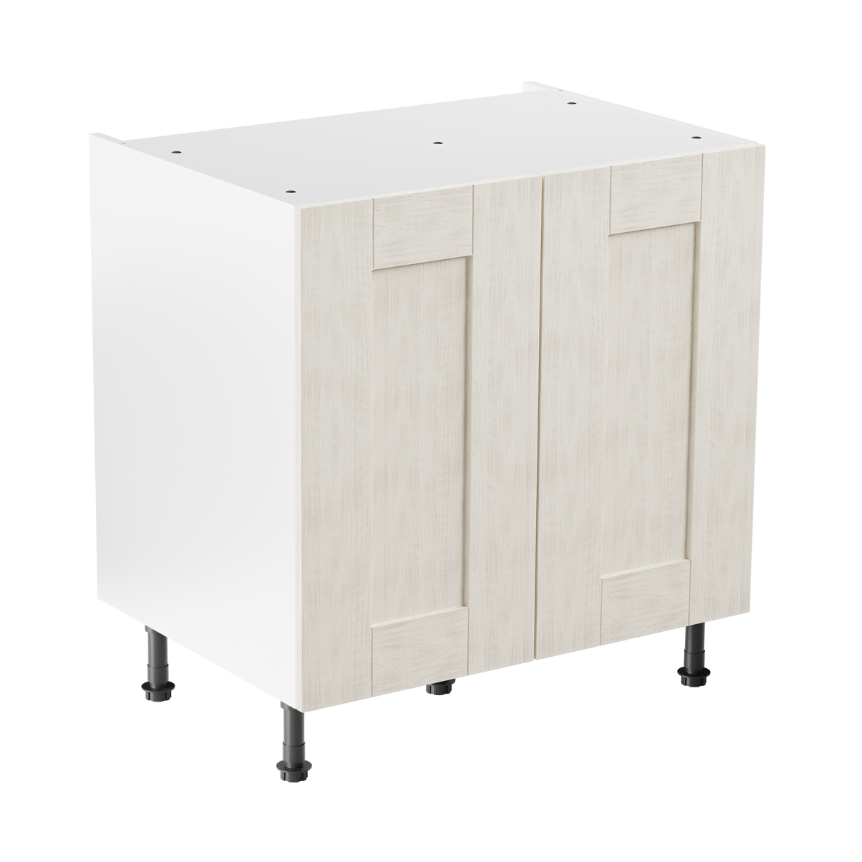 Buckingham Ivory Ash Shaker 700mm Kitchen Base Unit Complete