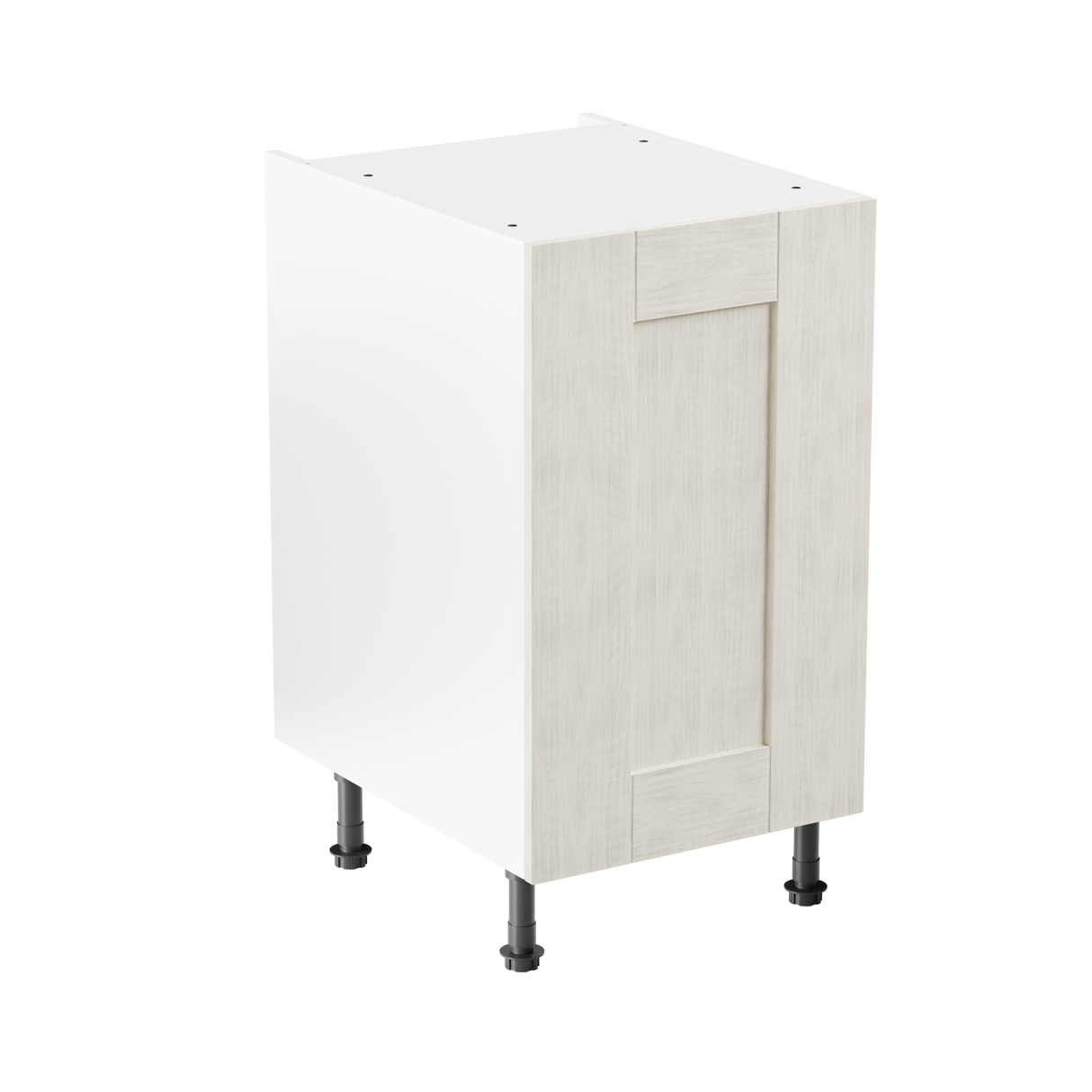 Buckingham Ivory Ash Shaker 450mm Kitchen Base Unit Complete