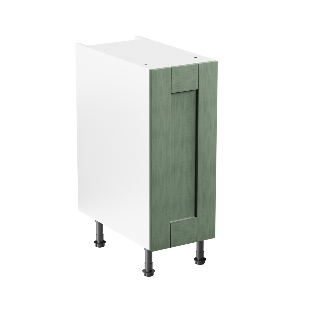 Buckingham Reed Green Ash Shaker 300mm Kitchen Base Unit Complete